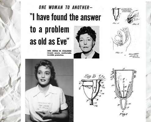 Who invented the menstrual cup?