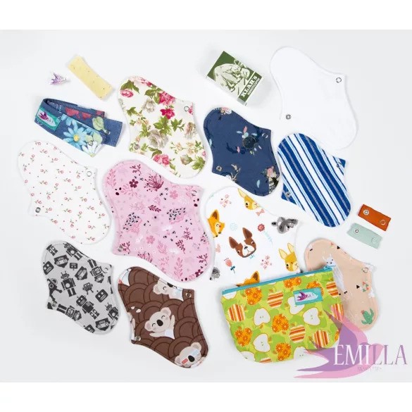 Cloth pads kit for teens