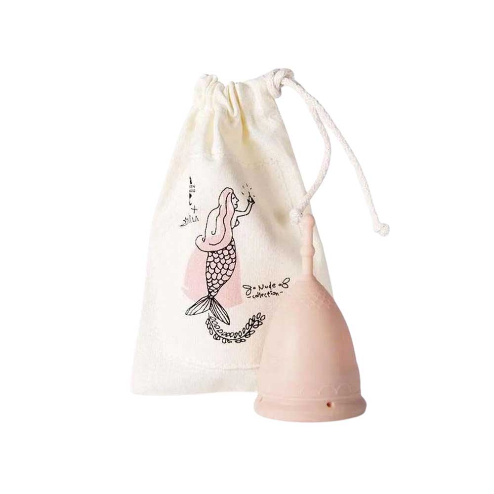 emilla mermaid cup nude collection soft pouch L