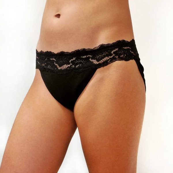Lalipanties - Leakproof black lace period panty