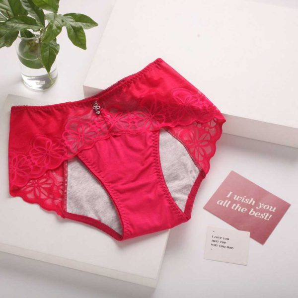 Lalipanties - Leakproof red lace period panty