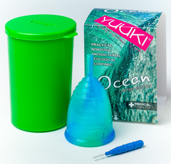 yuuki ocean menstrual cup packaging